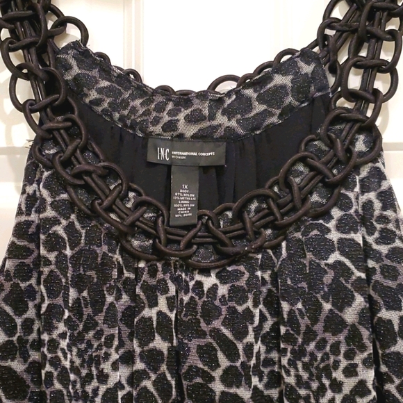 INC animal print tank top - Picture 5 of 7